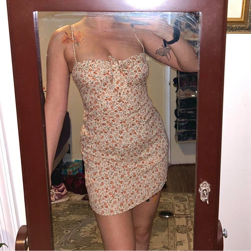 Reformation Spaghetti Strap Mini Dress